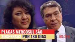 Placas Mercosul são suspensas por 180 dias